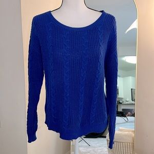 Cute Blue Sweater with Bows